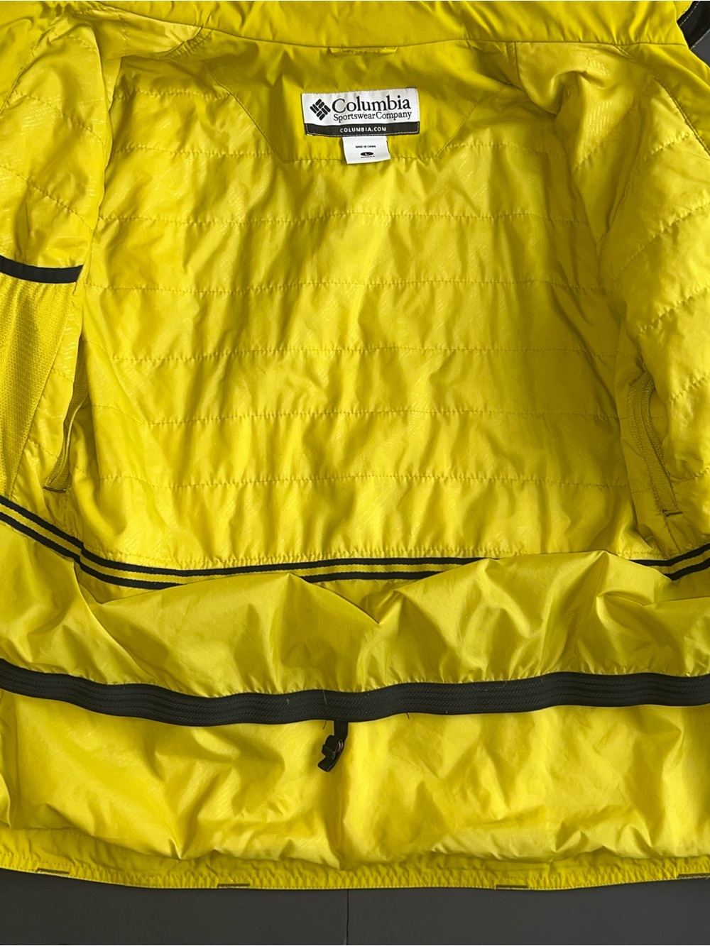 Columbia Omni-Tech Waterproof Jacket Women’s L Hooded Seam Sealed Coat - Picture 9 of 12